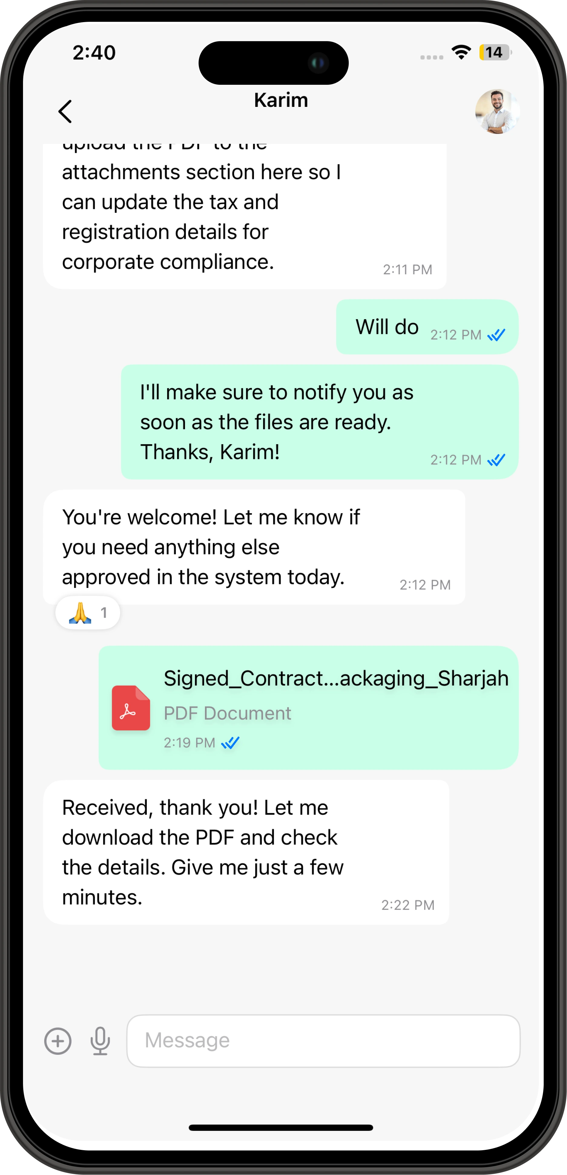 TAIRRAGO Mobile Chat